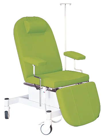 OZC - 25, odběrové křeslo, třímotorové, zelené